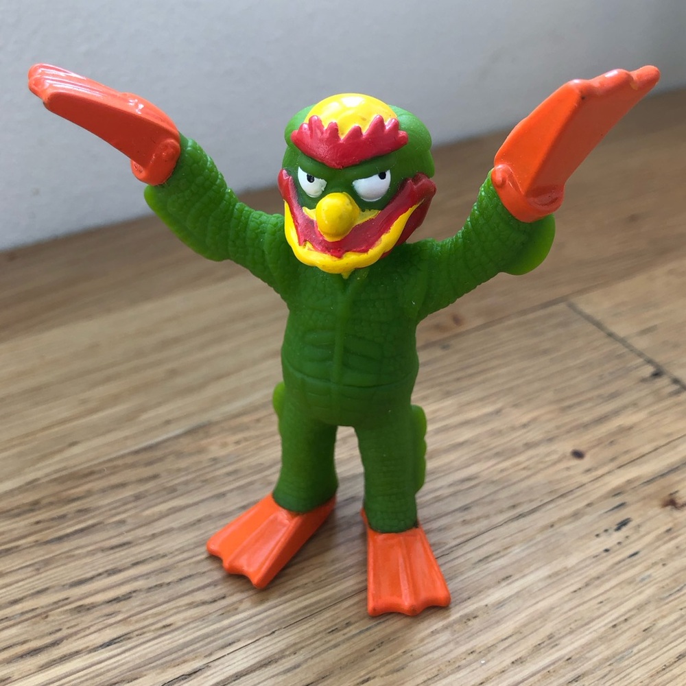 💖3 for $10💖 Y2K The Simpsons Groundskeeper Willie Burger King Action Figure 2002